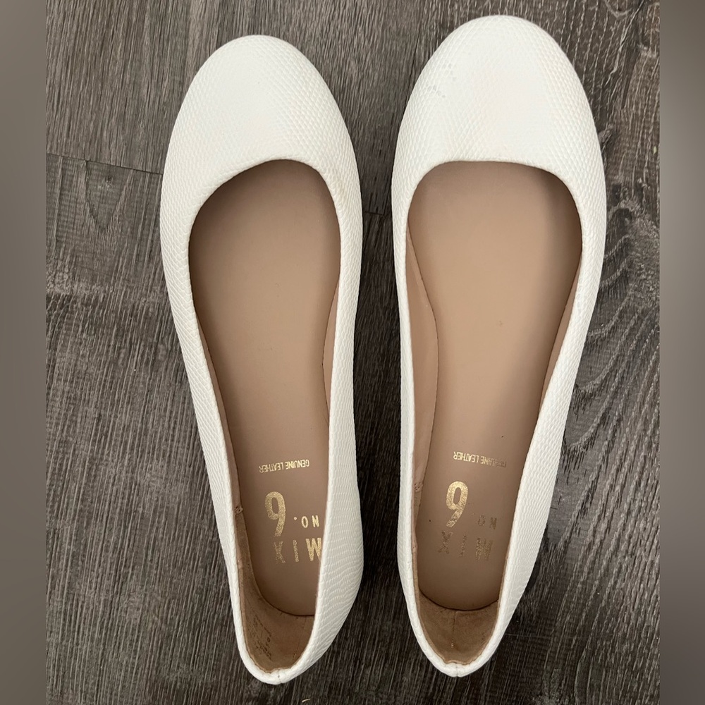 Mix No. 6 Women's White Flats